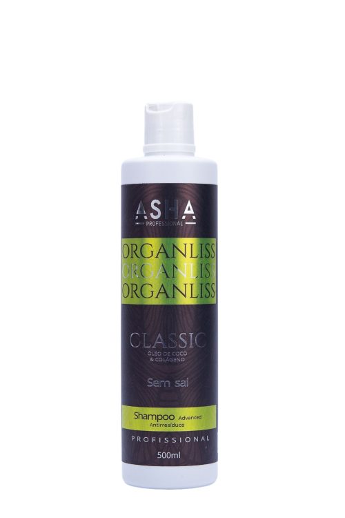 Asha Shampoo Anti residuos Organliss Classic 500ml