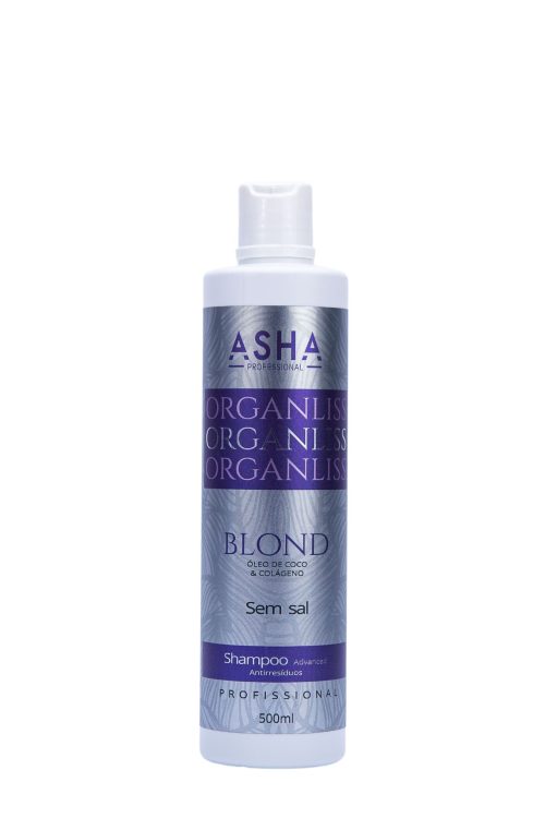 Asha Shampoo Anti Residuos Organliss Blond 500ml