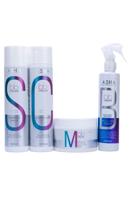 Asha Kit BB Cream Hidratação Profunda
