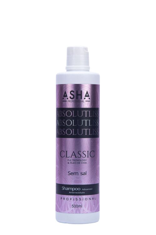 Asha Shampoo Anti residuos Absolut Liss 500ml